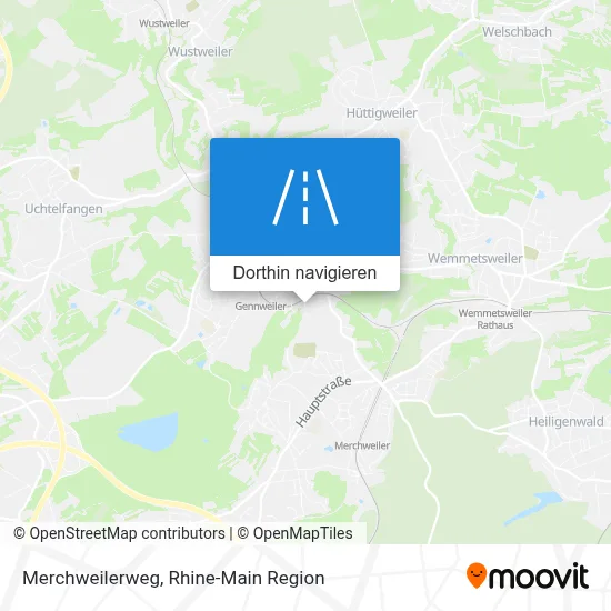Merchweilerweg Karte