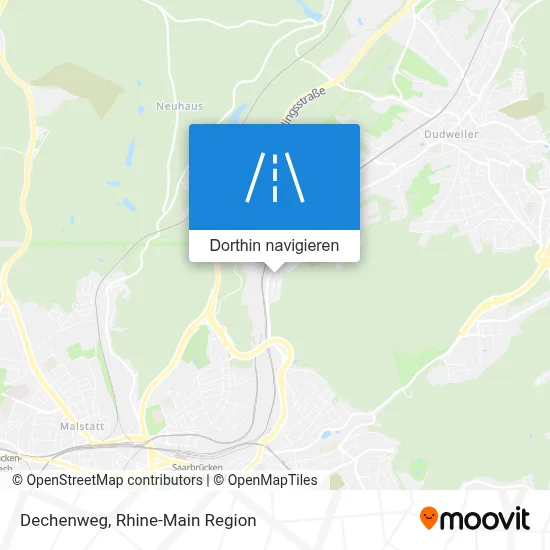 Dechenweg Karte