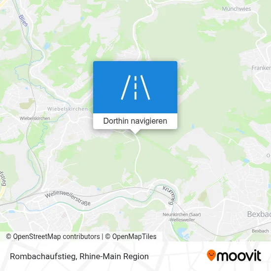 Rombachaufstieg Karte