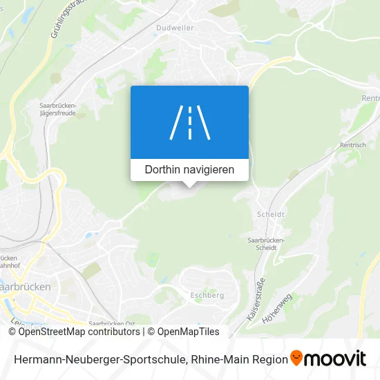 Hermann-Neuberger-Sportschule Karte