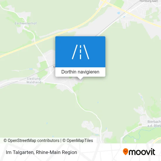 Im Talgarten Karte