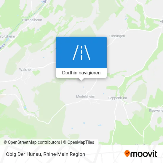 Obig Der Hunau Karte