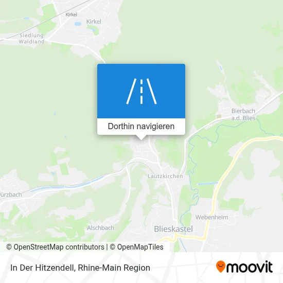 In Der Hitzendell Karte