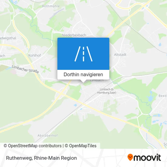 Ruthenweg Karte
