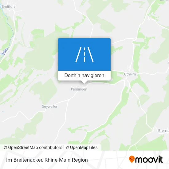 Im Breitenacker Karte