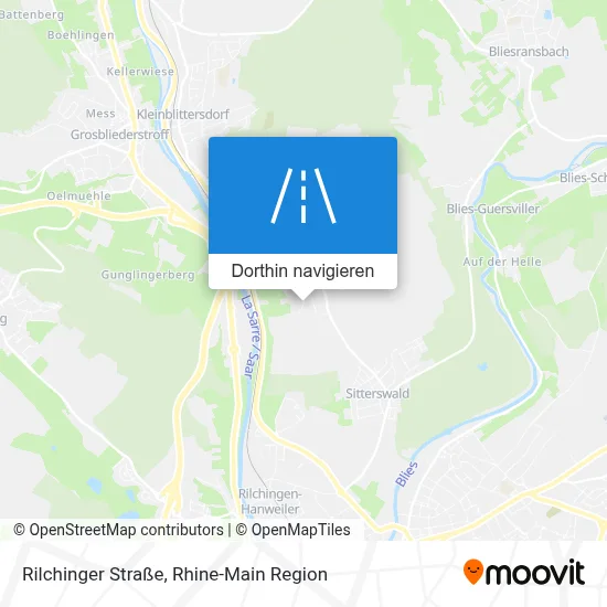 Rilchinger Straße Karte