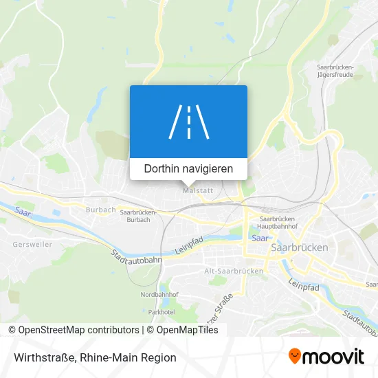 Wirthstraße Karte