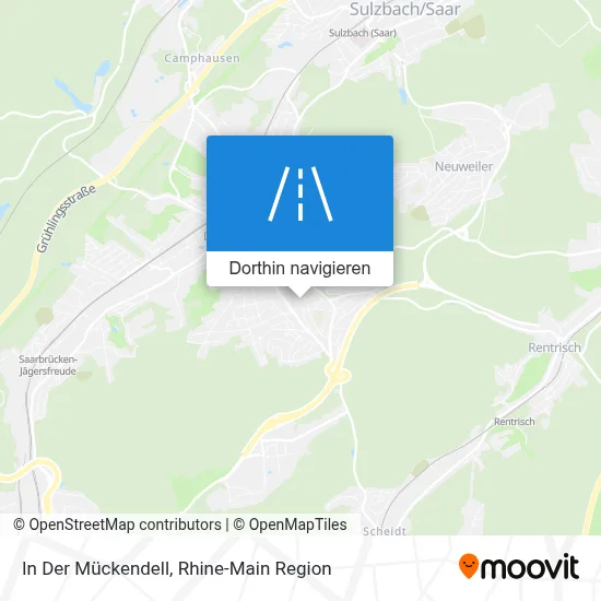 In Der Mückendell Karte
