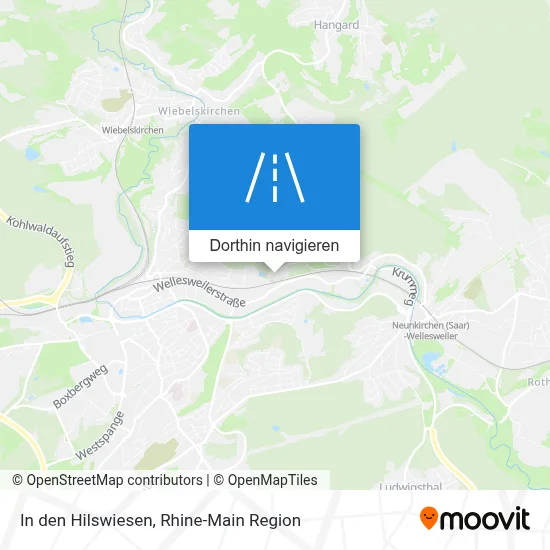 In den Hilswiesen Karte