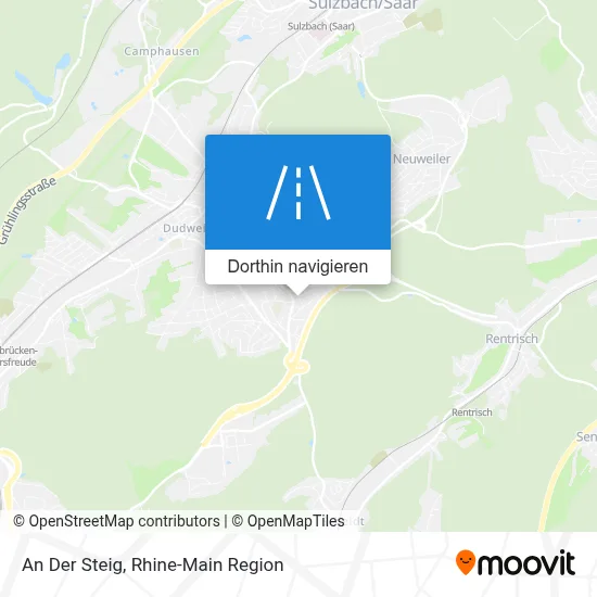 An Der Steig Karte