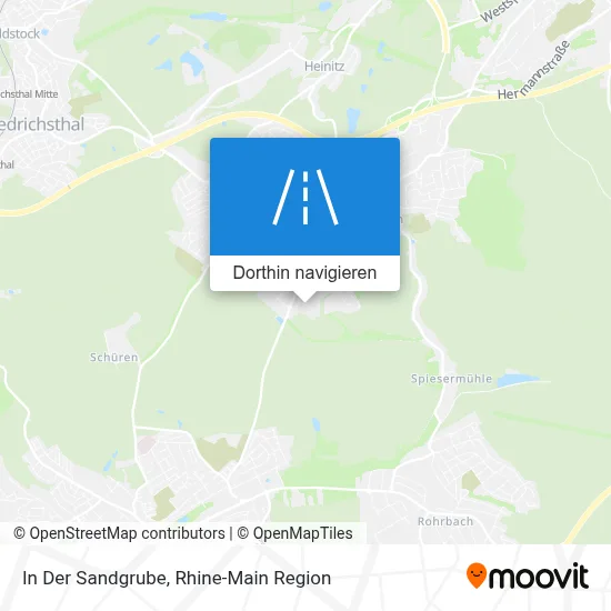In Der Sandgrube Karte