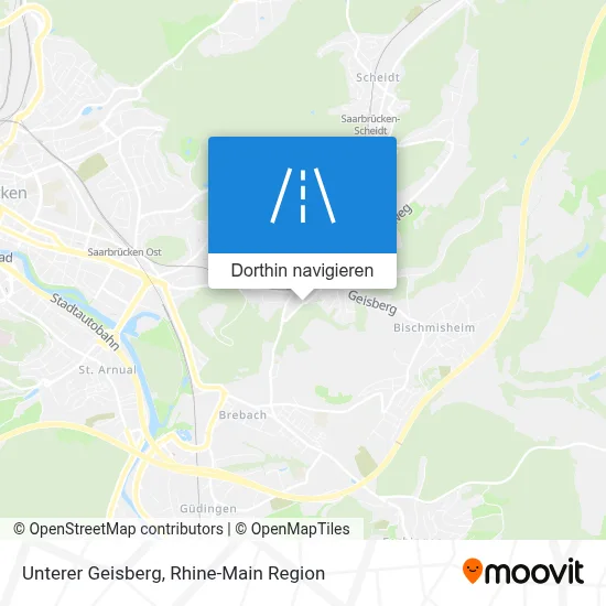 Unterer Geisberg Karte