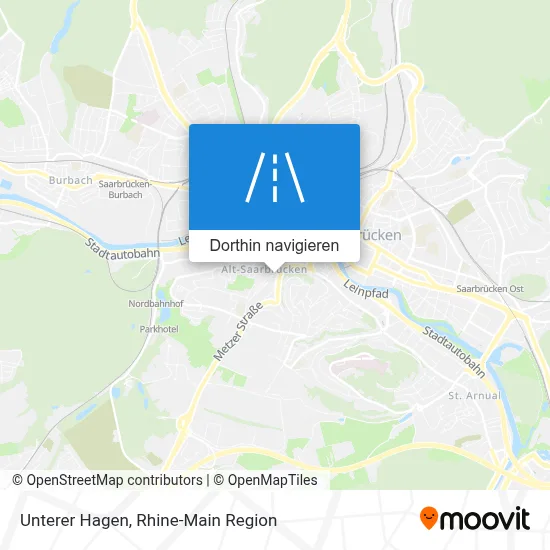 Unterer Hagen Karte