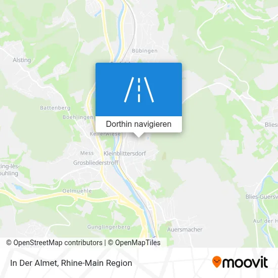 In Der Almet Karte