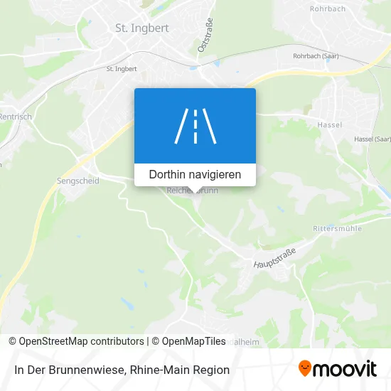 In Der Brunnenwiese Karte