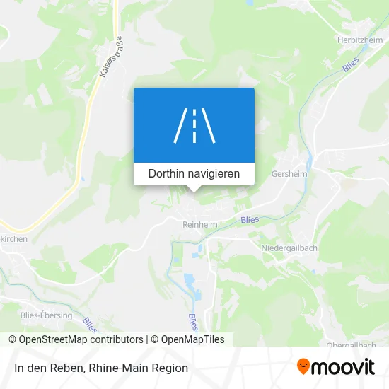 In den Reben Karte