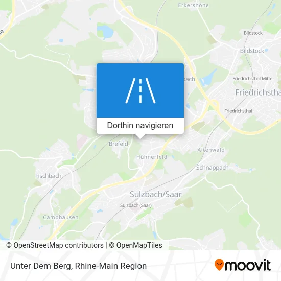 Unter Dem Berg Karte