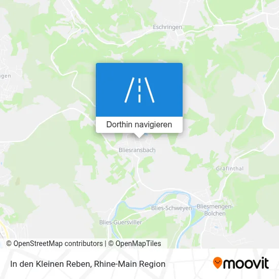 In den Kleinen Reben Karte