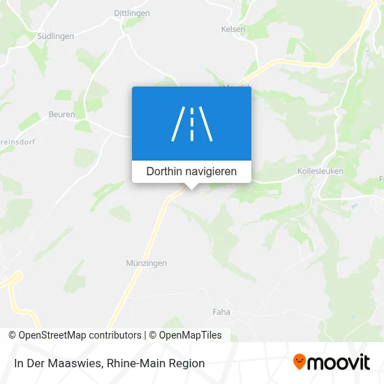 In Der Maaswies Karte