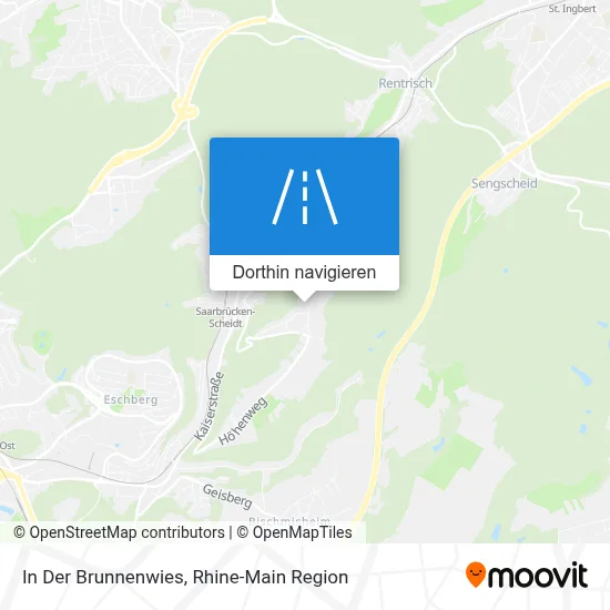 In Der Brunnenwies Karte