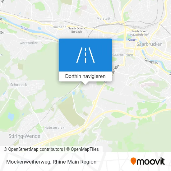 Mockenweiherweg Karte