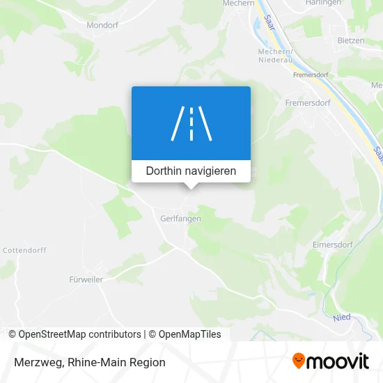 Merzweg Karte