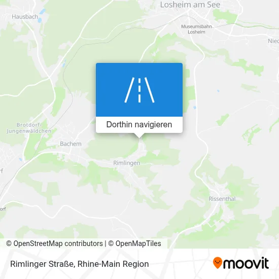 Rimlinger Straße Karte