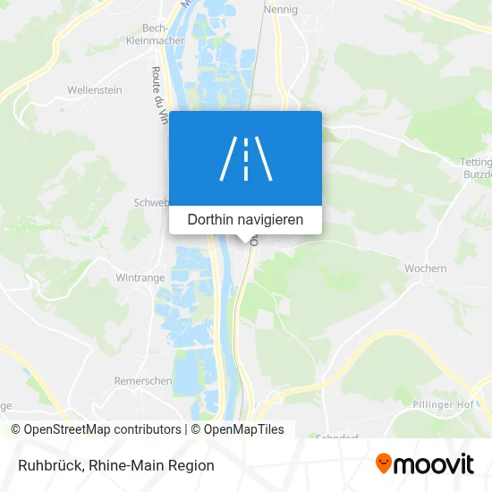 Ruhbrück Karte
