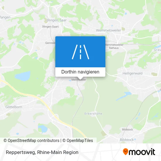 Reppertsweg Karte