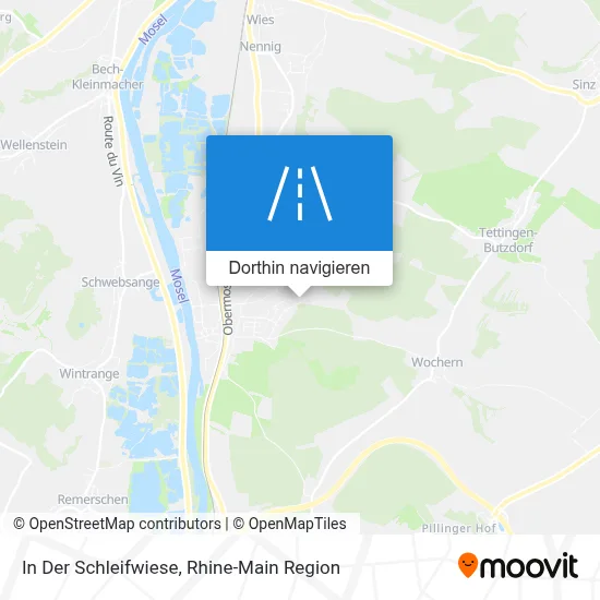 In Der Schleifwiese Karte