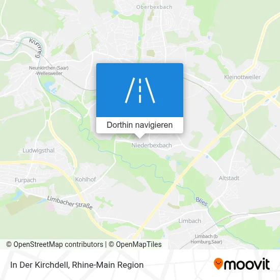 In Der Kirchdell Karte