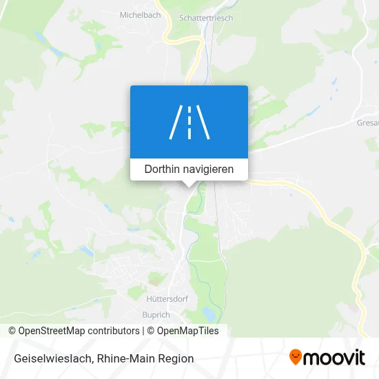 Geiselwieslach Karte