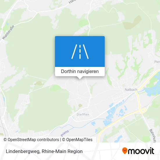 Lindenbergweg Karte