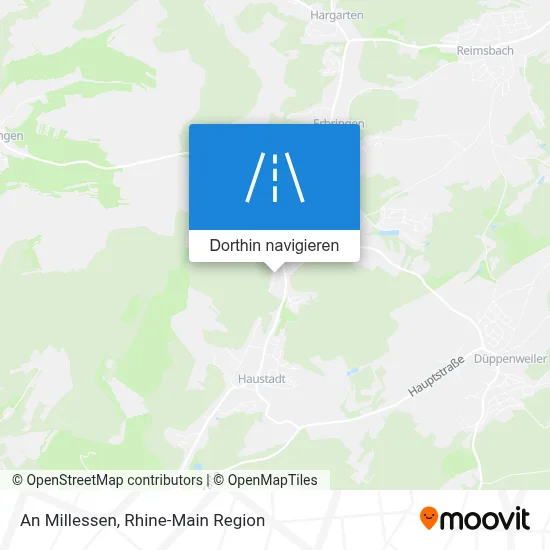 An Millessen Karte