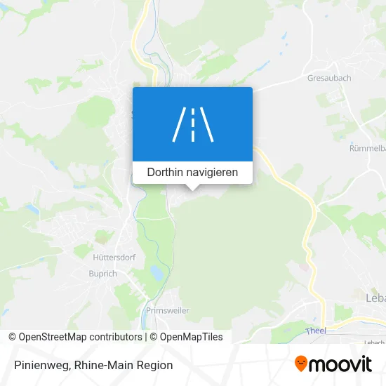Pinienweg Karte