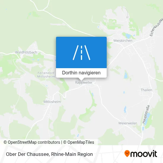 Ober Der Chaussee Karte