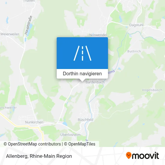 Allenberg Karte