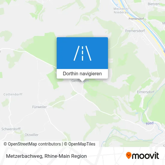 Metzerbachweg Karte