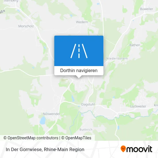 In Der Gorrwiese Karte