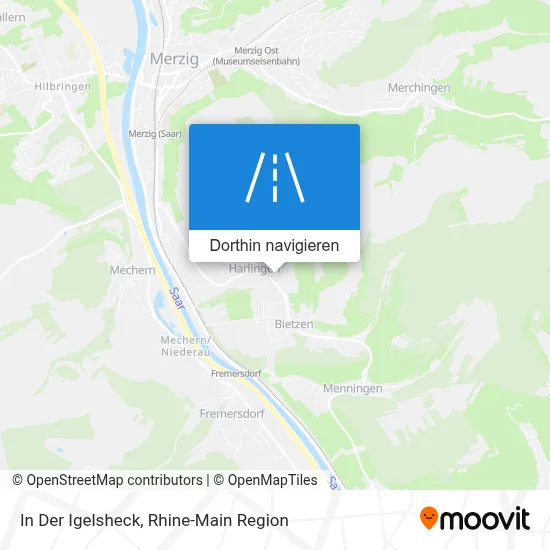 In Der Igelsheck Karte