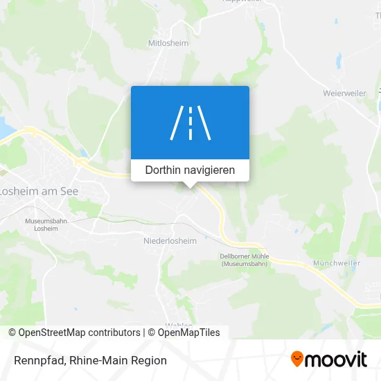 Rennpfad Karte