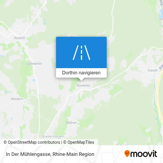 In Der Mühlengasse Karte