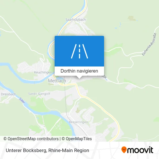 Unterer Bocksberg Karte
