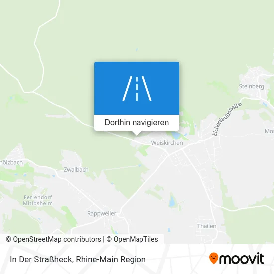 In Der Straßheck Karte