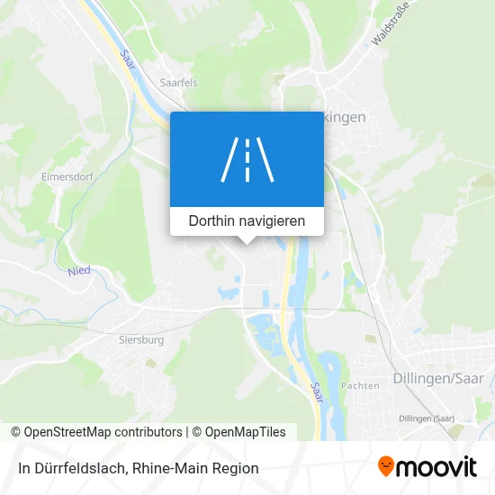 In Dürrfeldslach Karte
