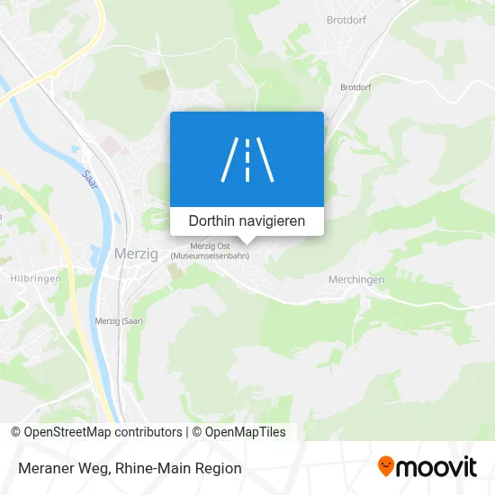Meraner Weg Karte