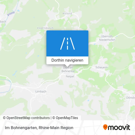 Im Bohnengarten Karte