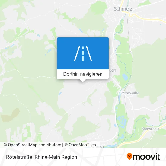 Rötelstraße Karte
