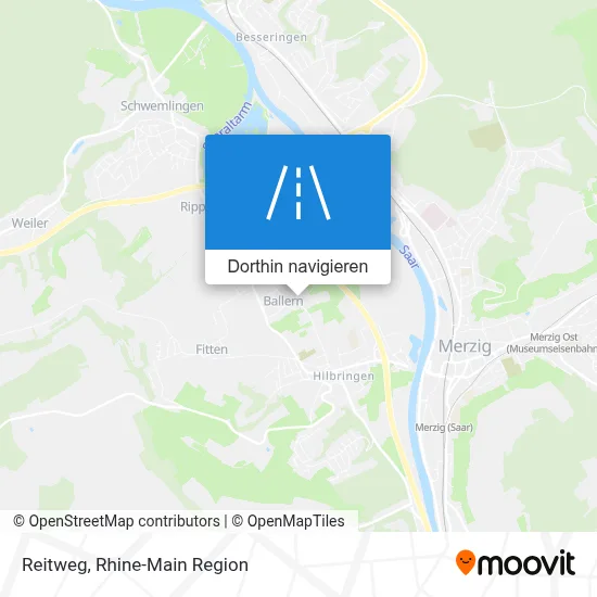 Reitweg Karte