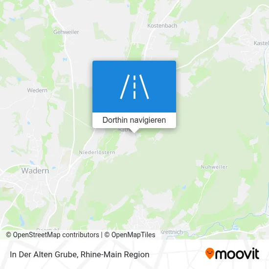 In Der Alten Grube Karte